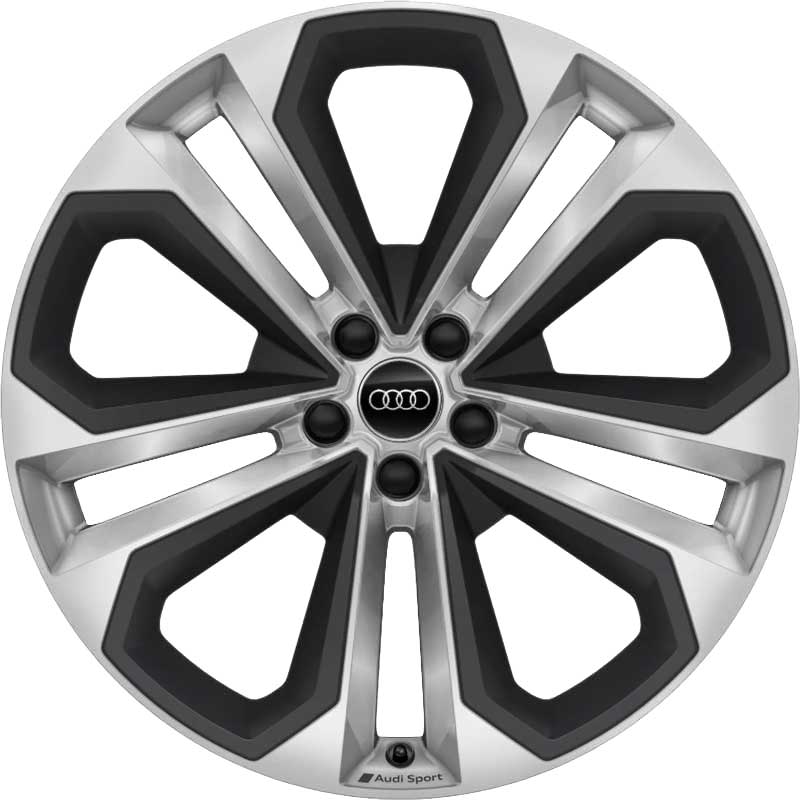 Audi Sport 5 Double Spoke Module [Q7 4M] Galvano Silver Alloy Wheel Product Image #1