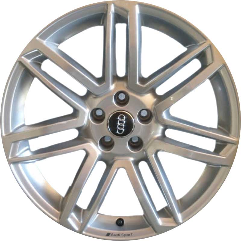 Audi Sport 7 Double [Q7 4M] Galvano Silver Alloy Wheel Product Image #1