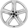 Audi Sport 5 Spoke Blade [Q7 4M] Galvano Silver Wheel Img 1