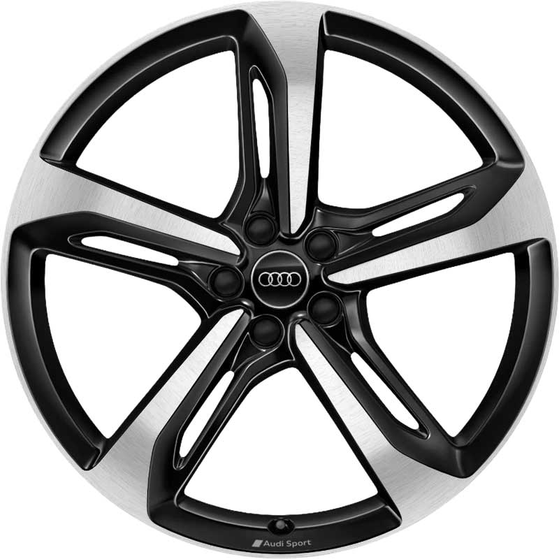 Audi Sport 5 Spoke Blade [Q7 4M] Gloss Black with Diamond Cut Alloy Wheel Product Image #1