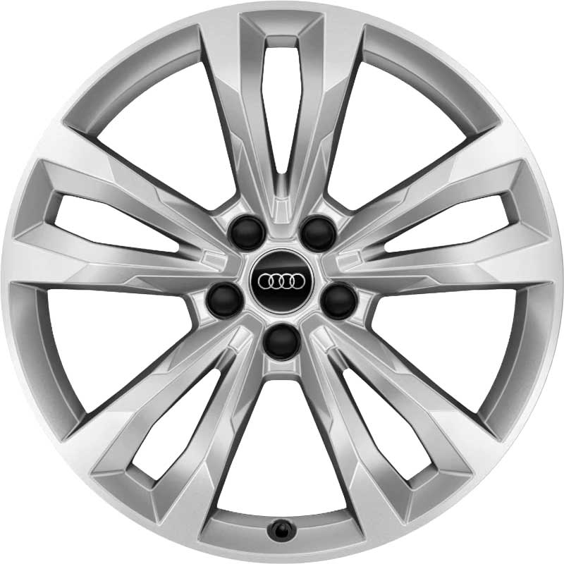 Audi 5 V Spoke [Q7 4M] Diamond Silver Alloy Wheel Product Image #1