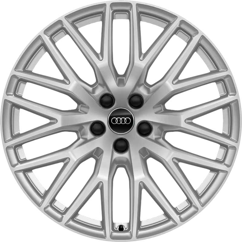 Audi 10 Y Spoke [Q7 4M] Galvano Silver with Diamond Cut Alloy Wheel Product Image #1