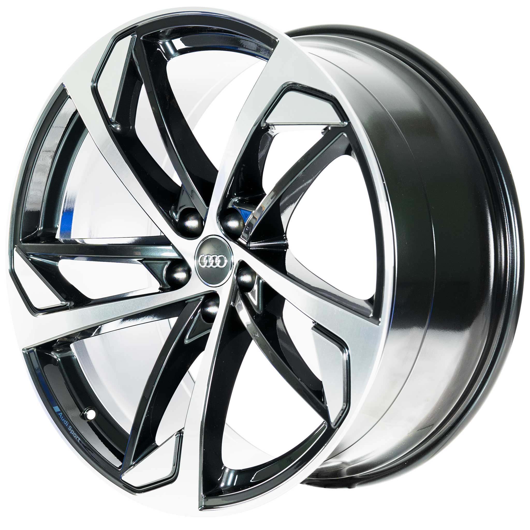 Audi Sport 5 Arm Trapezoid [Q7 4M] Anthracite Black with Diamond Cut Alloy Wheel Product Image #2