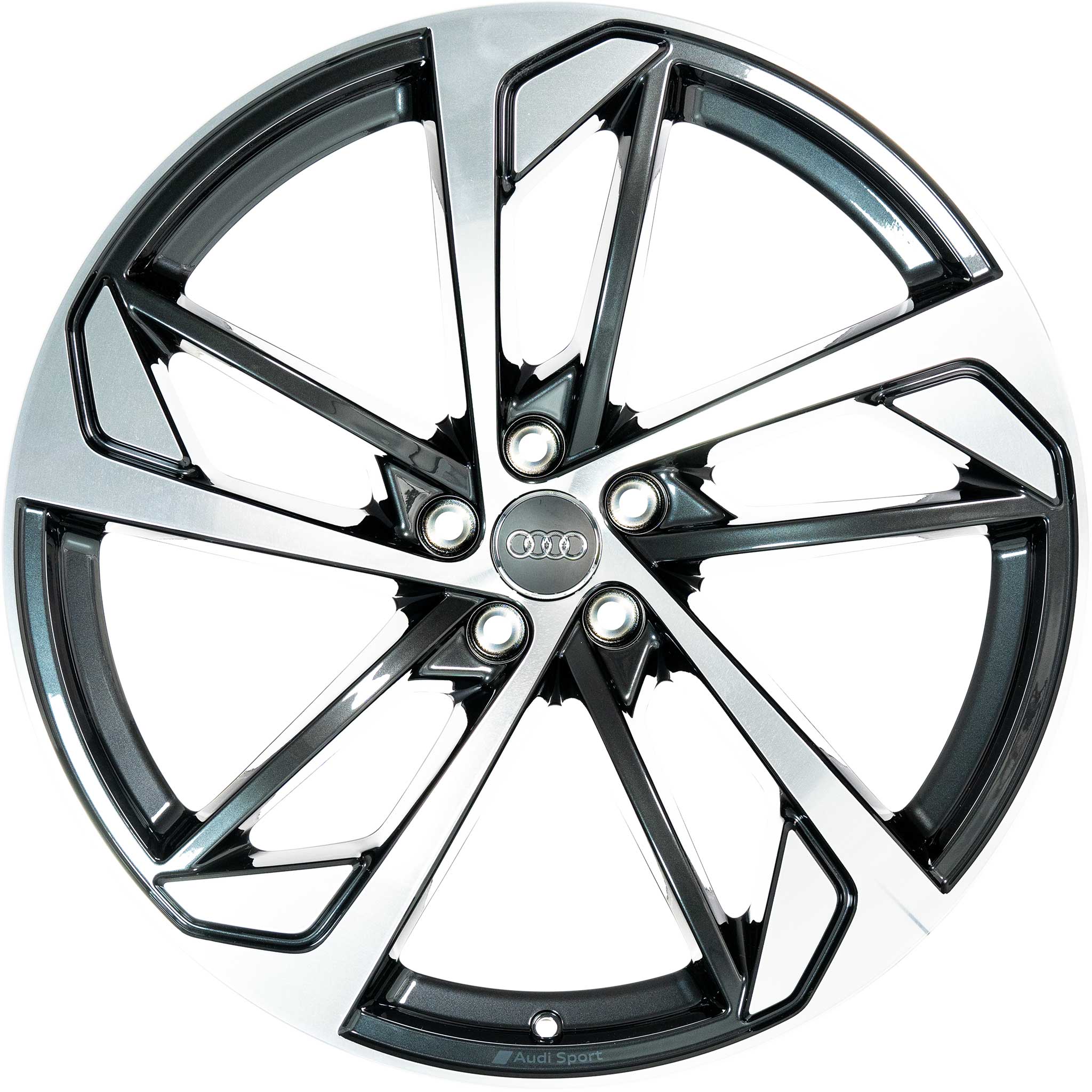 Audi Sport 5 Arm Trapezoid [Q7 4M] Anthracite Black with Diamond Cut Alloy Wheel Product Image #1