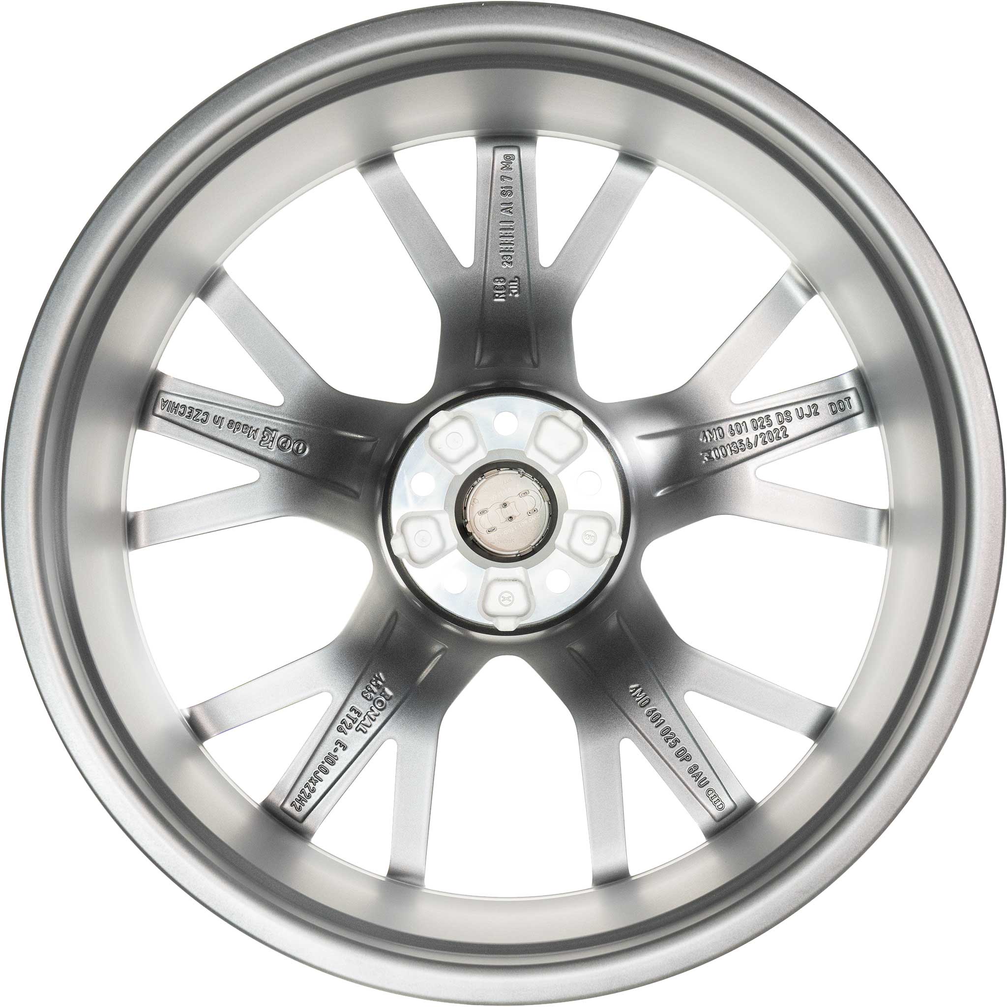 Audi Sport 5 V Spoke Star [Q7 4M] Titanium Grey with Diamond Cut Alloy Wheel Product Image #3