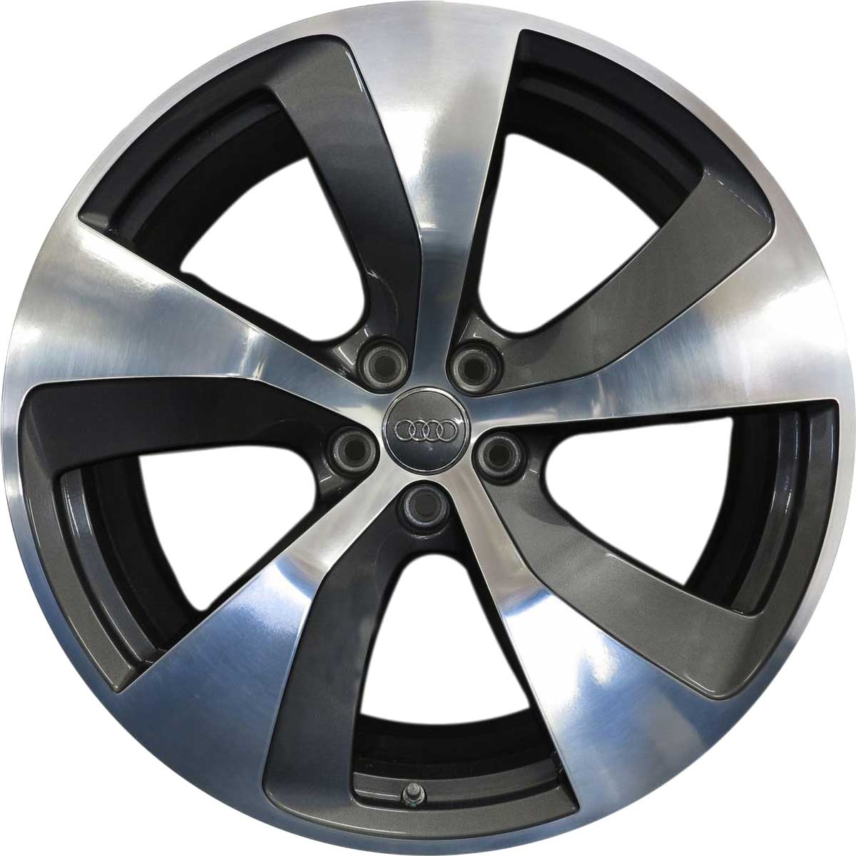 Audi 5 Spoke [Q7 4M] Graphite Grey with Diamond Cut Alloy Wheel Product Image #1
