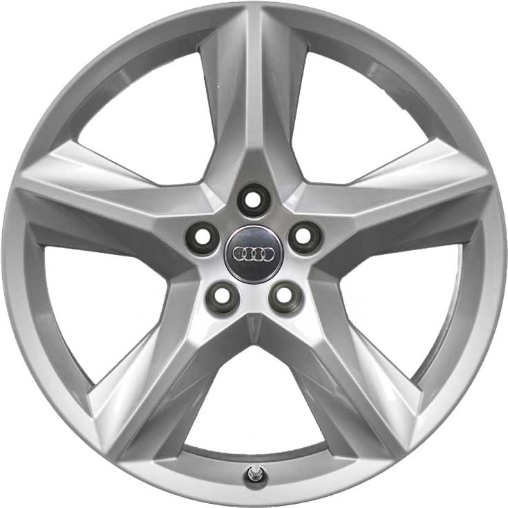 Audi 5 Spoke [Q7 4M] Diamond Silver Alloy Wheel Product Image #1