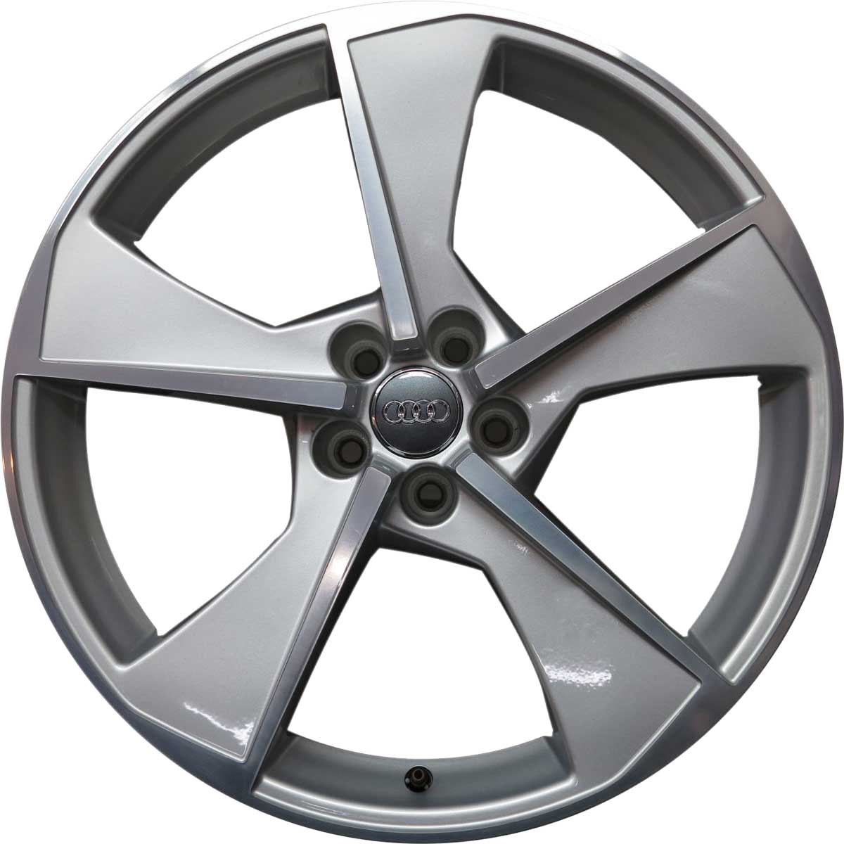 Audi 5 Aero Spoke [Q7 4M] Galvano Silver with Diamond Cut Alloy Wheel Product Image #1