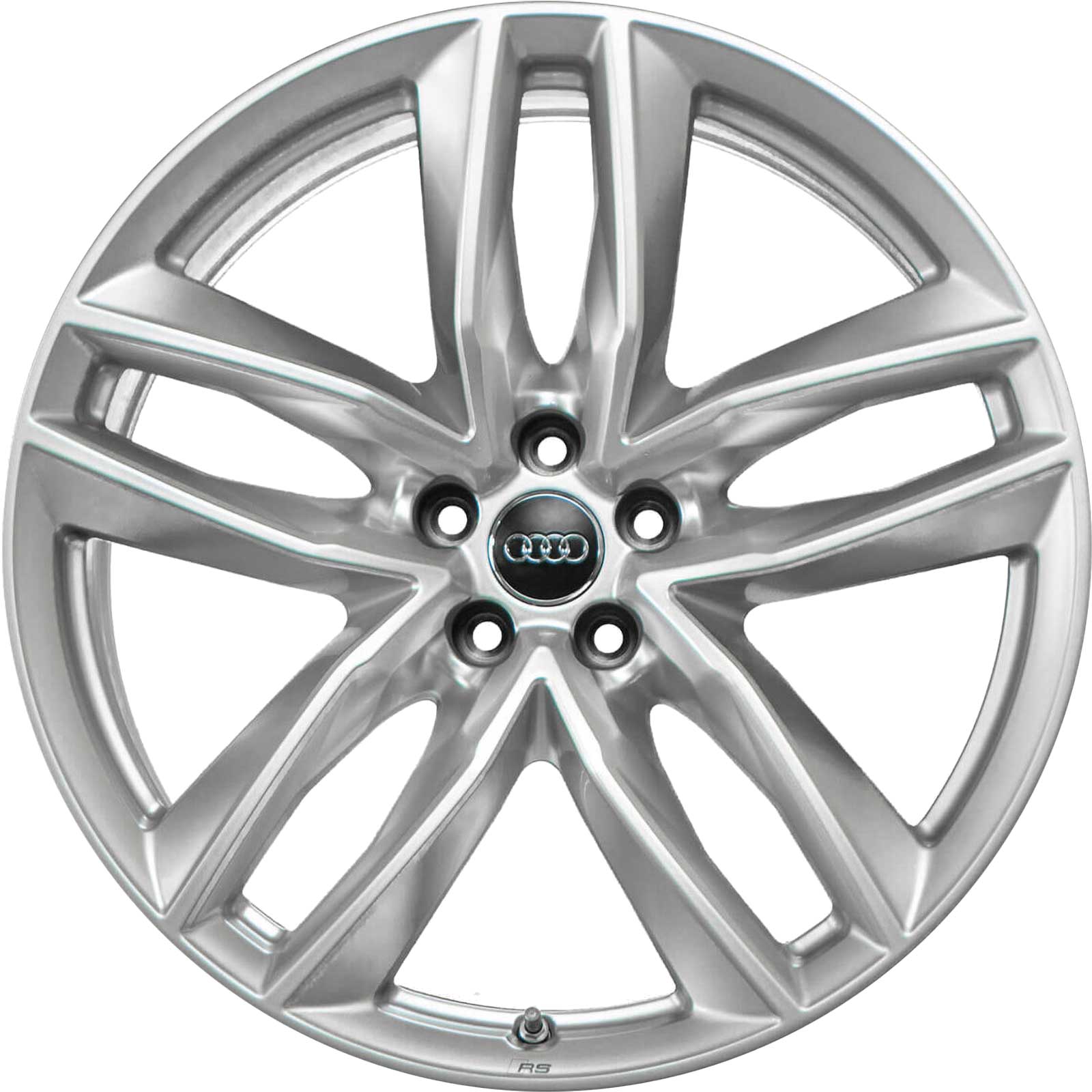 Audi 5 Double Spoke [Q7 4M] Galvano Silver Alloy Wheel Product Image #1