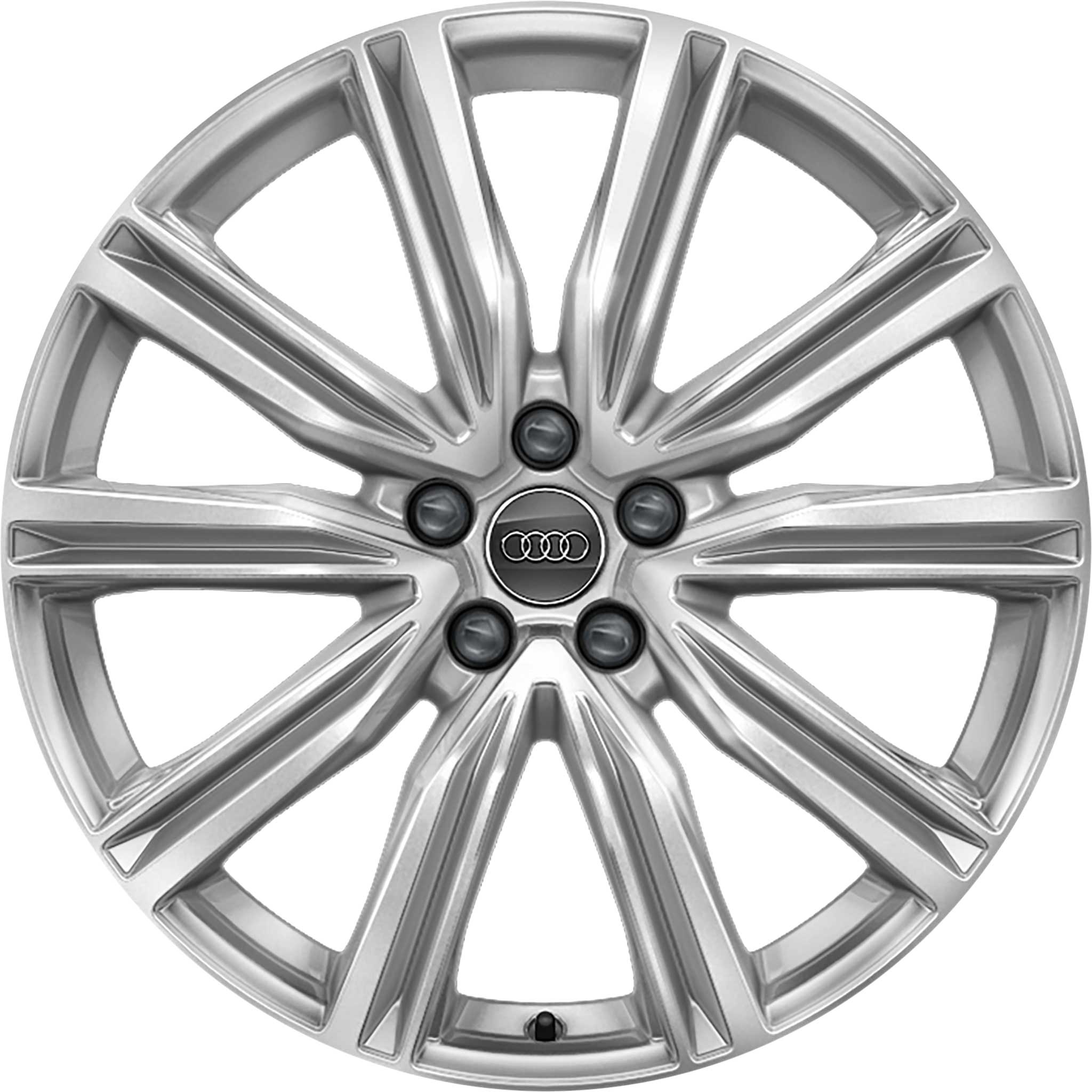 Audi 5 V Spoke [Q8 4M8] Diamond Silver Alloy Wheel Product Image #1