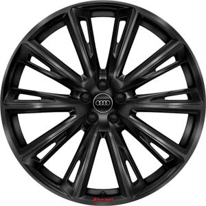 23" Audi Sport 10 Spoke Trapezoid [Q8 4M8] Gloss Black&nbsp;with Diamond Cut alloy wheel