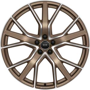 Bronze Audi Sport 5 V Spoke Star alloy wheel