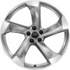 Audi Sport 5 Arm Turbine [Q8 4M8] Dark Galvanic Silver with Diamond Cut Wheel Img 1