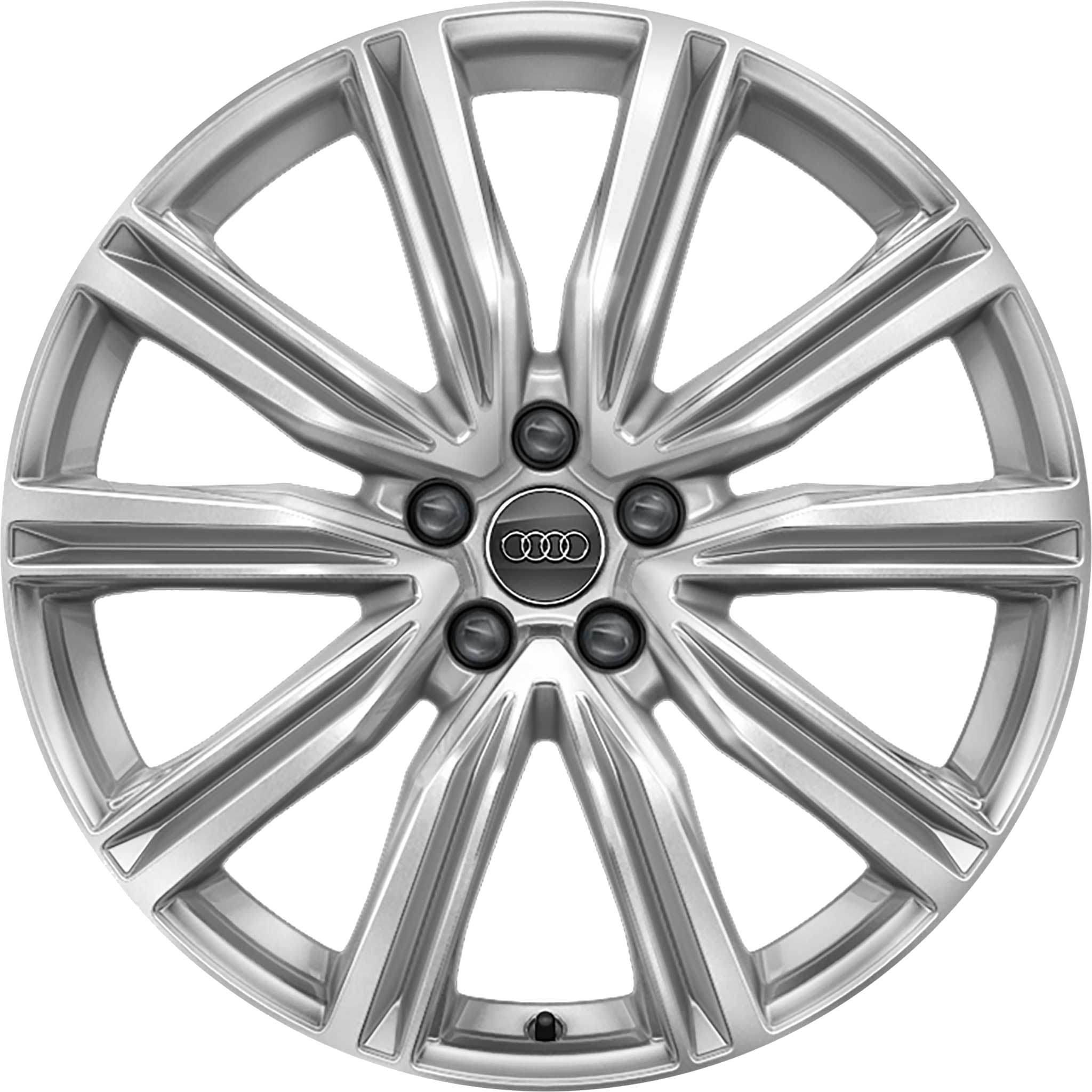 Audi 10 Spoke [Q8 4M8] Diamond Silver Alloy Wheel Product Image #1