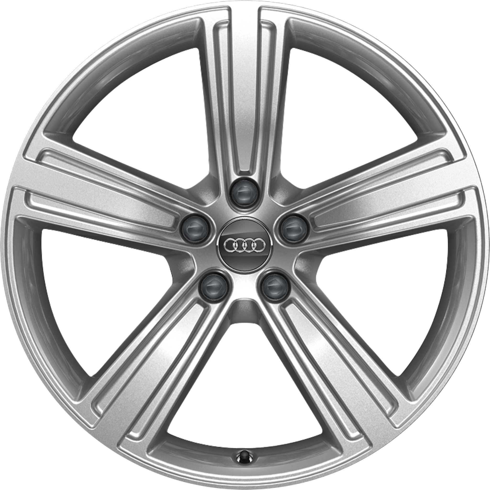 Audi 5 Spoke [TT 4N] Diamond Silver Alloy Wheel Product Image #1