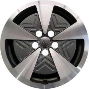 Grey Audi 5 Spoke Aero alloy wheel