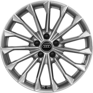 19" Audi 15 Spoke [TT 4N] Diamond Silver alloy wheel