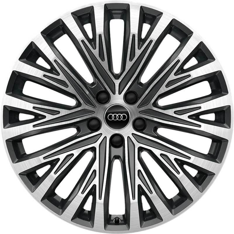 Audi 20 Spoke Structure [TT 4N] Graphite Grey with Diamond Cut Alloy Wheel Product Image #1