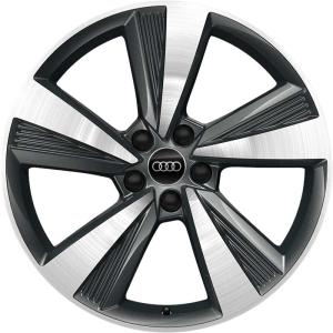 19" Audi 5 Arm Turbine [TT 4N] Graphite Grey with Diamond Cut alloy wheel