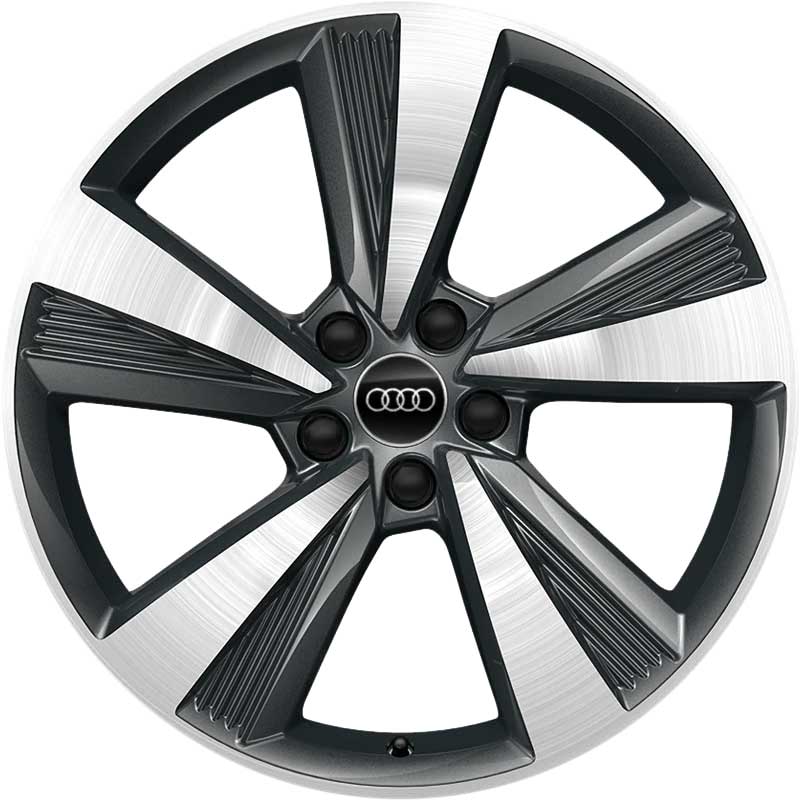 Audi 5 Arm Turbine [TT 4N] Graphite Grey with Diamond Cut Alloy Wheel Product Image #1
