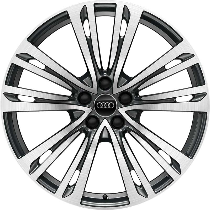 Audi 10 Parallel Spoke [TT 4N] Graphite Grey with Diamond Cut Alloy Wheel Product Image #1