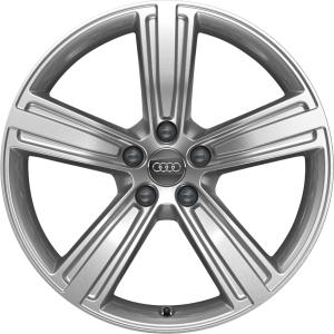 Audi 5 Spoke [TT 4N] Diamond Silver Alloy Wheel for Audi A8 & S8 D5 (4N) - Sizes 19in