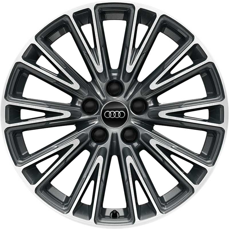 Audi 10 V Spoke [TT 4N] Graphite Grey with Diamond Cut Alloy Wheel Product Image #1