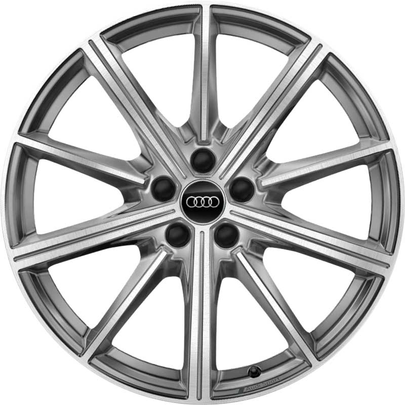 Audi Sport 5 Spoke Star [TT 4N] Titanium Grey with Diamond Cut Alloy Wheel Product Image #1