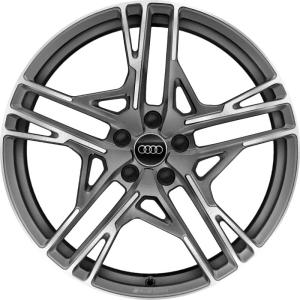 Grey Audi Sport 5 Double Spoke Dynamic alloy wheel
