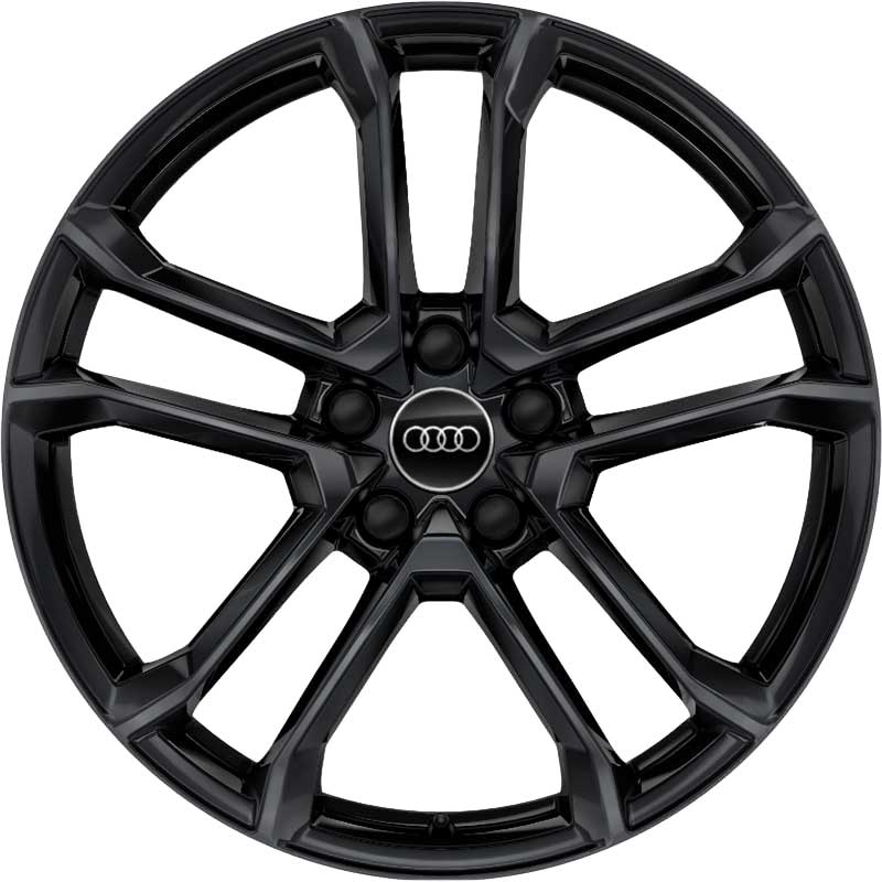 Audi Sport 5 V Spoke [R8 4S] Gloss Black Alloy Wheel Product Image #1