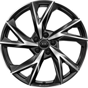 Audi Sport 5 V Spoke Evo [R8 4S] Anthracite Black with Diamond Cut Alloy Wheel for Audi R8 4S - Sizes 20in
