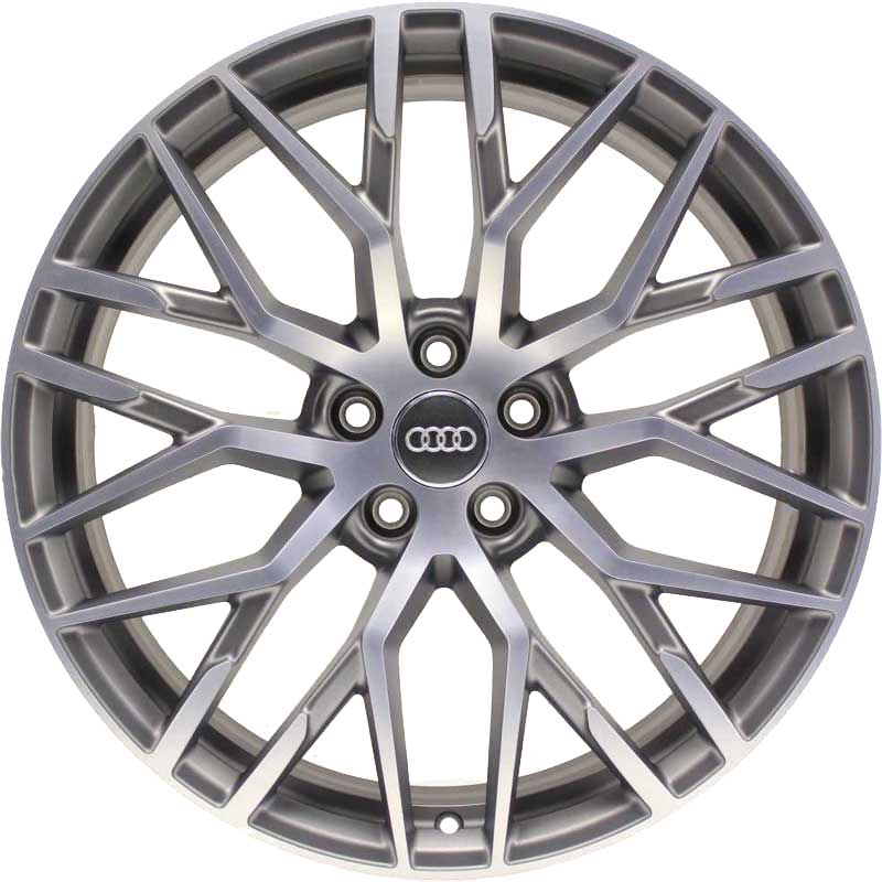 Audi 10 Y Spoke [R8 4S] Galvano Silver Alloy Wheel Product Image #1