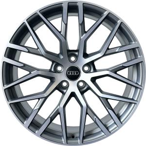 Grey Audi 10 Y Spoke alloy wheel