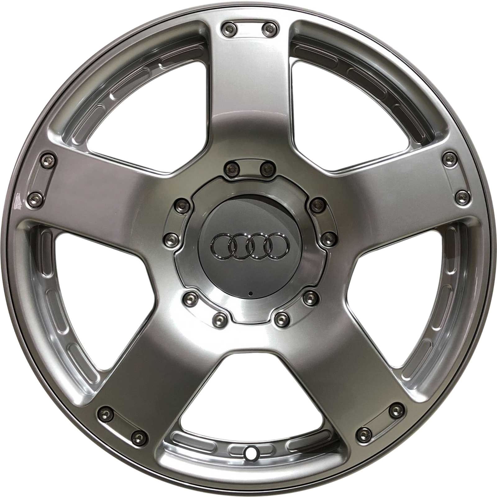 Audi 5 Spoke [A6 4Z] Silver Alloy Wheel Product Image #1