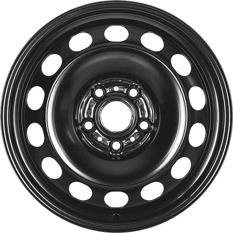 Audi Steel Rally Black Alloy Wheel Product Image #1