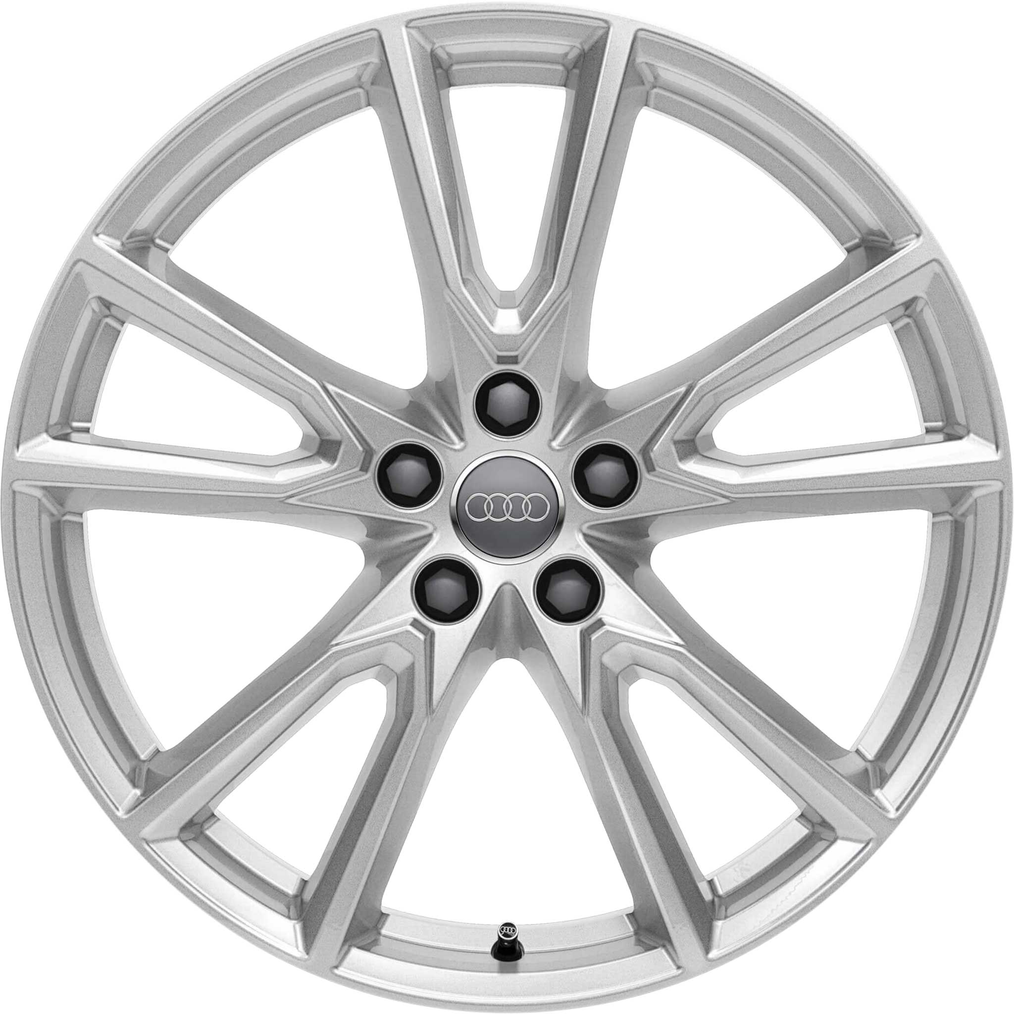 Audi 10 Spoke Vox [Q5 80A] Diamond Silver Alloy Wheel Product Image #1
