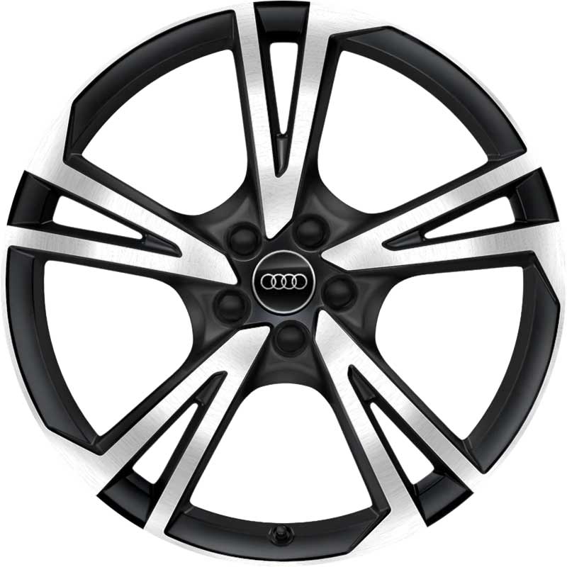 Audi 5 Arm Falx [Q5 80A] Matt Black Alloy Wheel Product Image #1