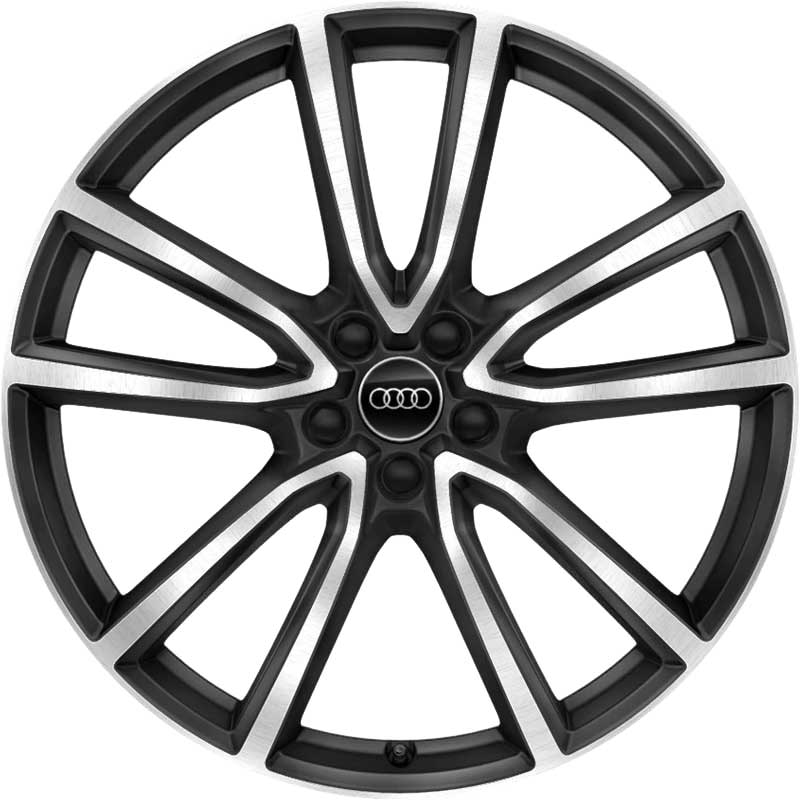 Audi 5 Arm Avius [Q5 80A] Matt Black Alloy Wheel Product Image #1
