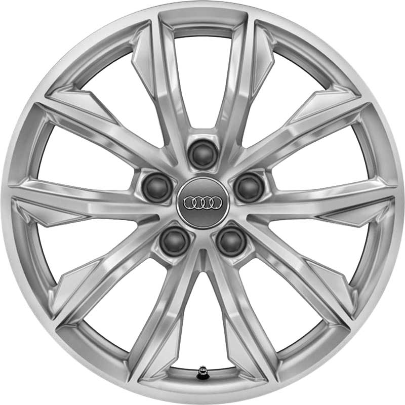 Audi 10 Spoke [Q5 80A] Diamond Silver Alloy Wheel Product Image #1
