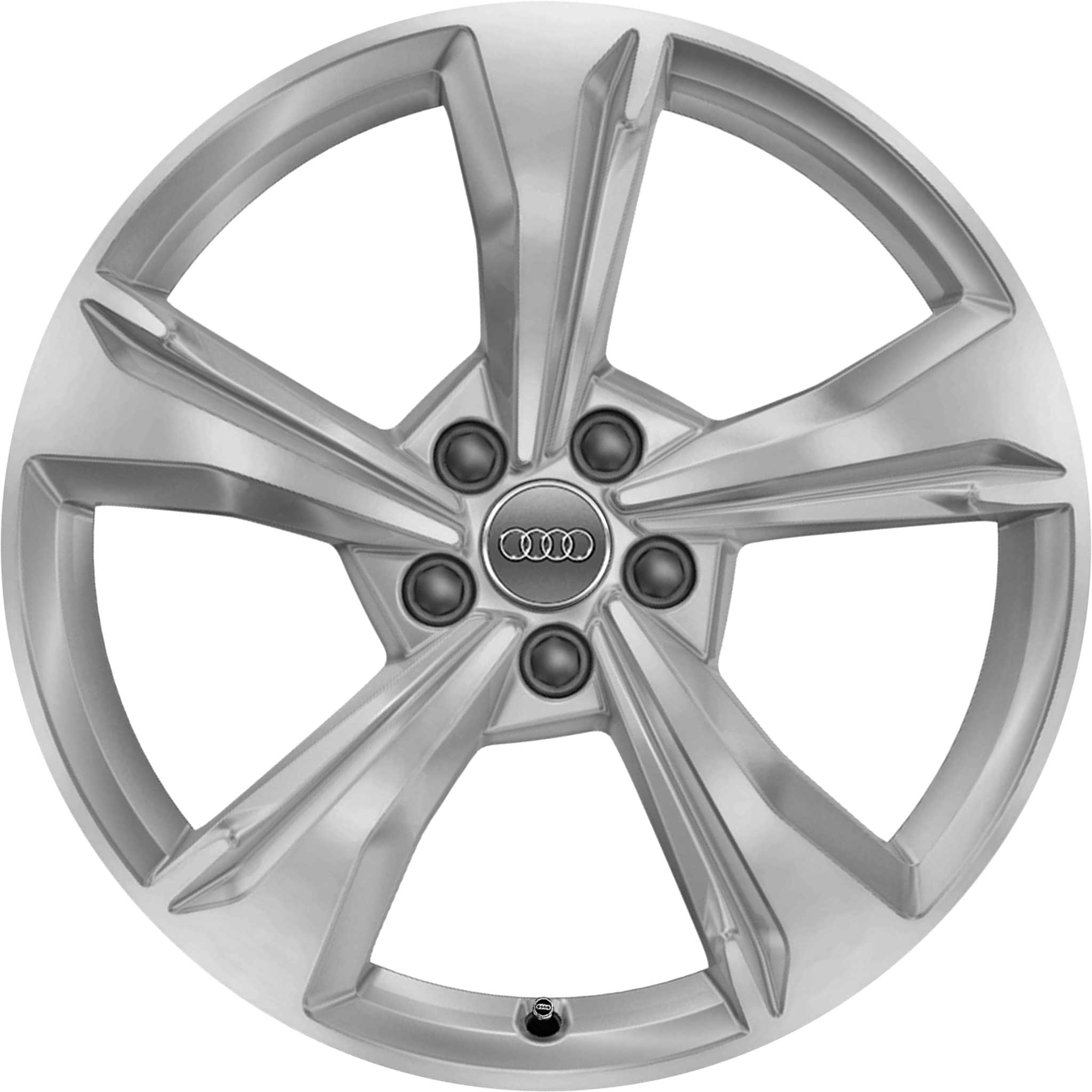 Audi 5 Spoke Dynamic [Q5 80A] Diamond Silver Alloy Wheel Product Image #1