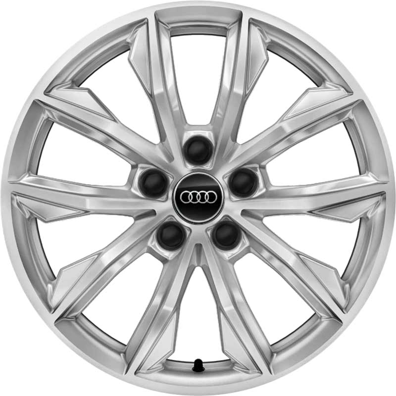 Audi 10 Spoke [Q5 80A] Diamond Silver Alloy Wheel Product Image #1