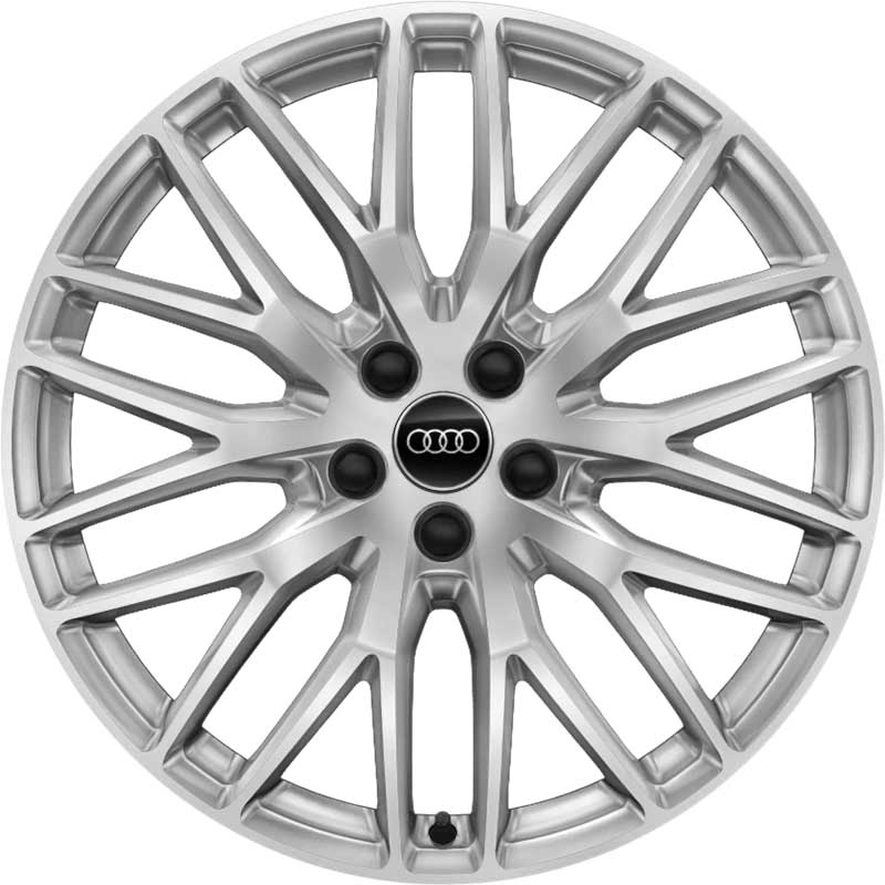 Audi 10 Y Spoke [Q5 80A] Galvano Silver with Diamond Cut Alloy Wheel Product Image #1