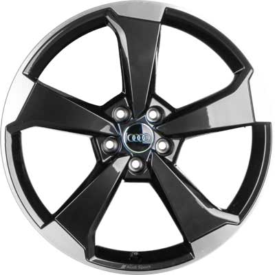 Audi Sport 5 Arm Rotor [Q5 80A] Anthracite Black with Diamond Cut Alloy Wheel Product Image #1