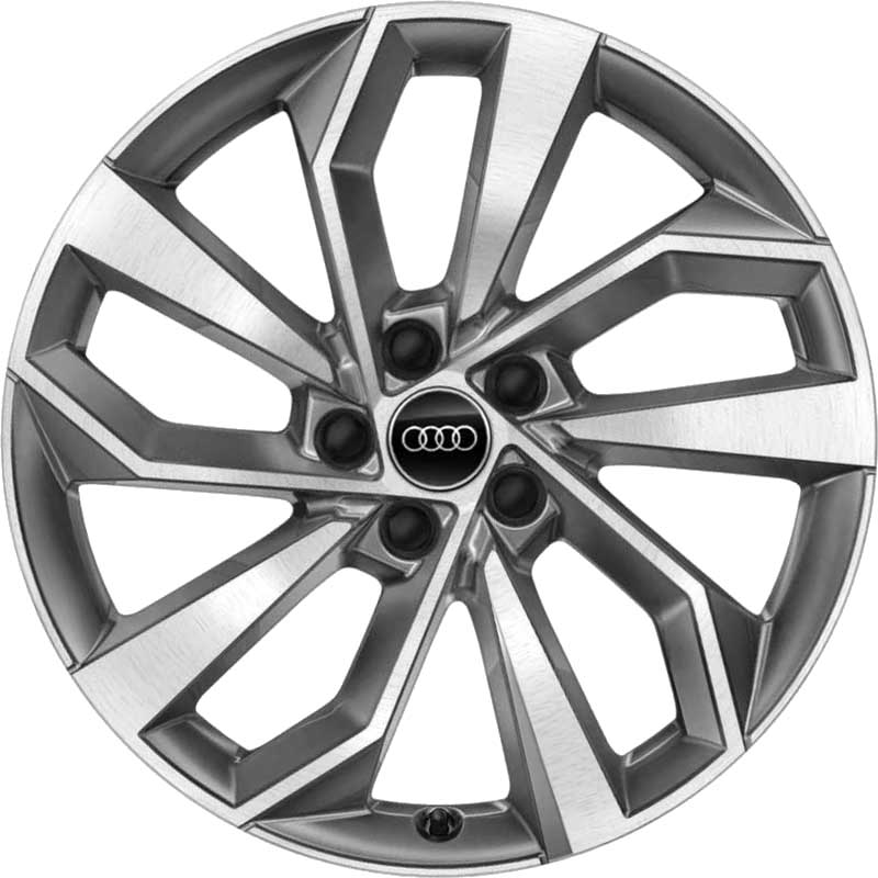 Audi 5 Double Arm [Q5 80A] Graphite Grey with Diamond Cut Alloy Wheel Product Image #1