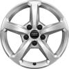Audi 5 Spoke [Q2 81A] Diamond Silver Wheel Img 1
