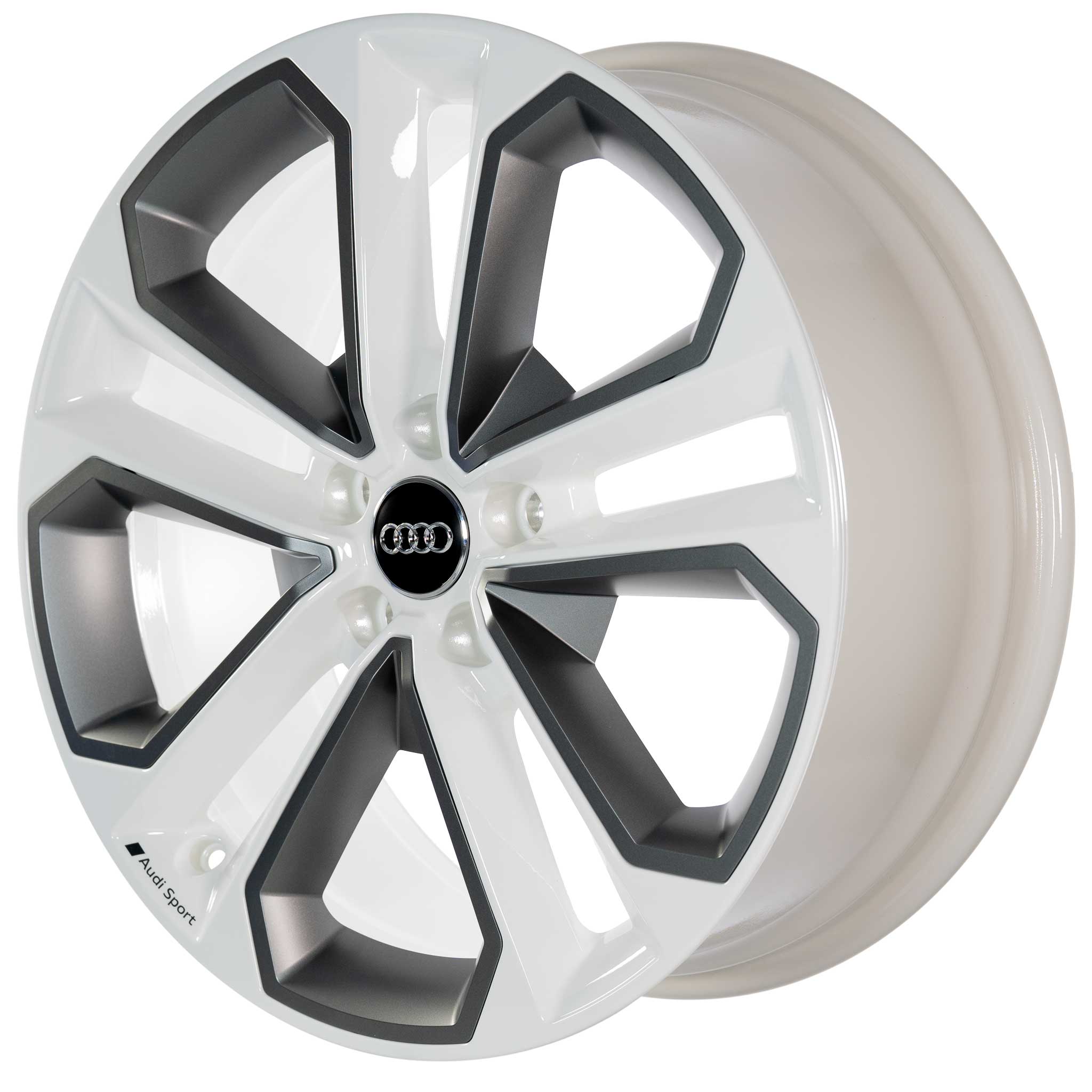 Audi Sport 5 Double Spoke Module [Q2 81A] Ibis White Alloy Wheel Product Image #2