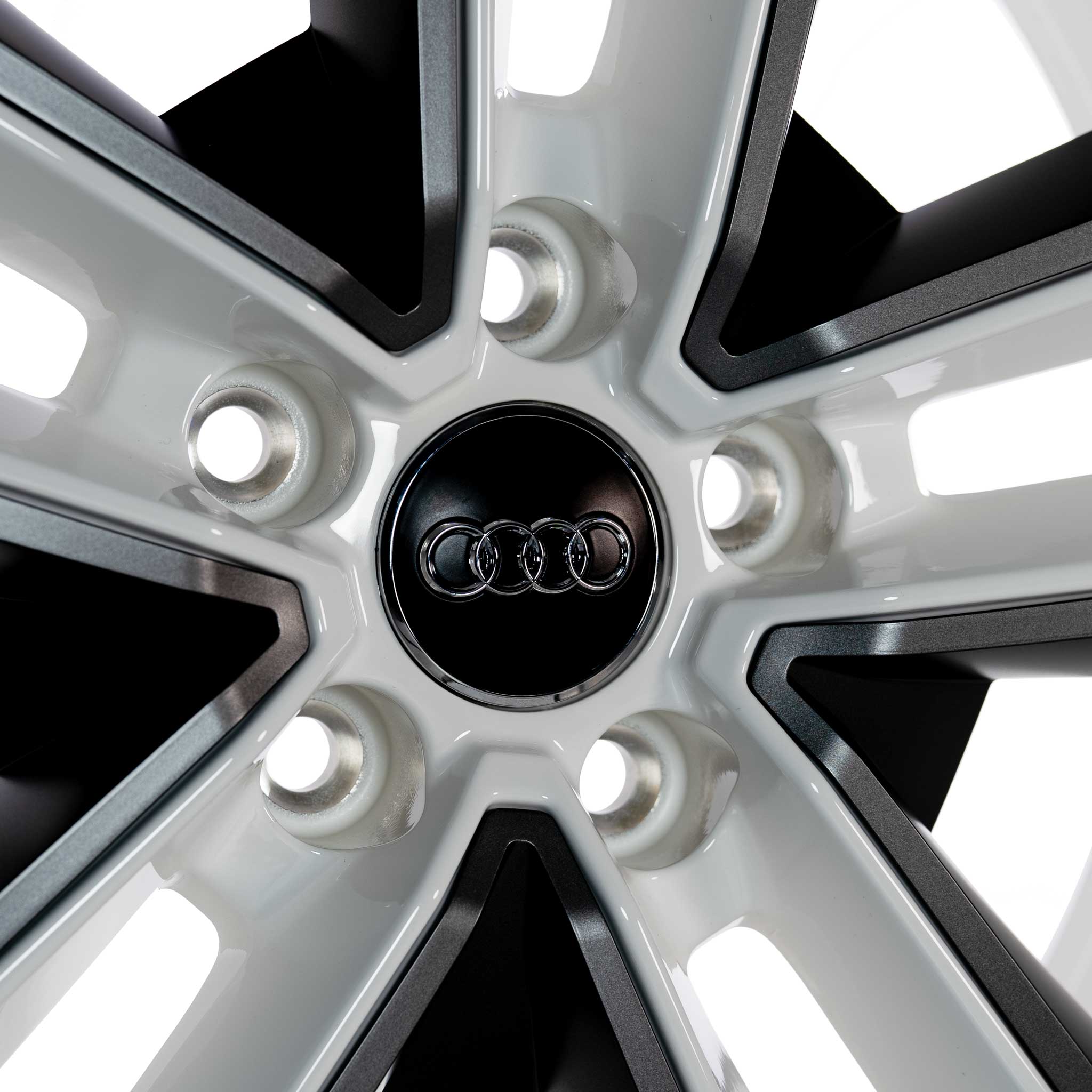 Audi Sport 5 Double Spoke Module [Q2 81A] Ibis White Alloy Wheel Product Image #4