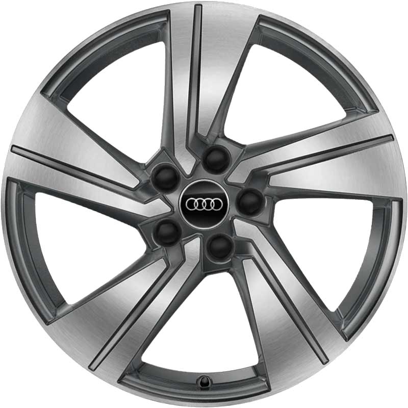 Audi 5 Arm Dynamic [Q2 81A] Graphite Grey with Diamond Cut Alloy Wheel Product Image #1