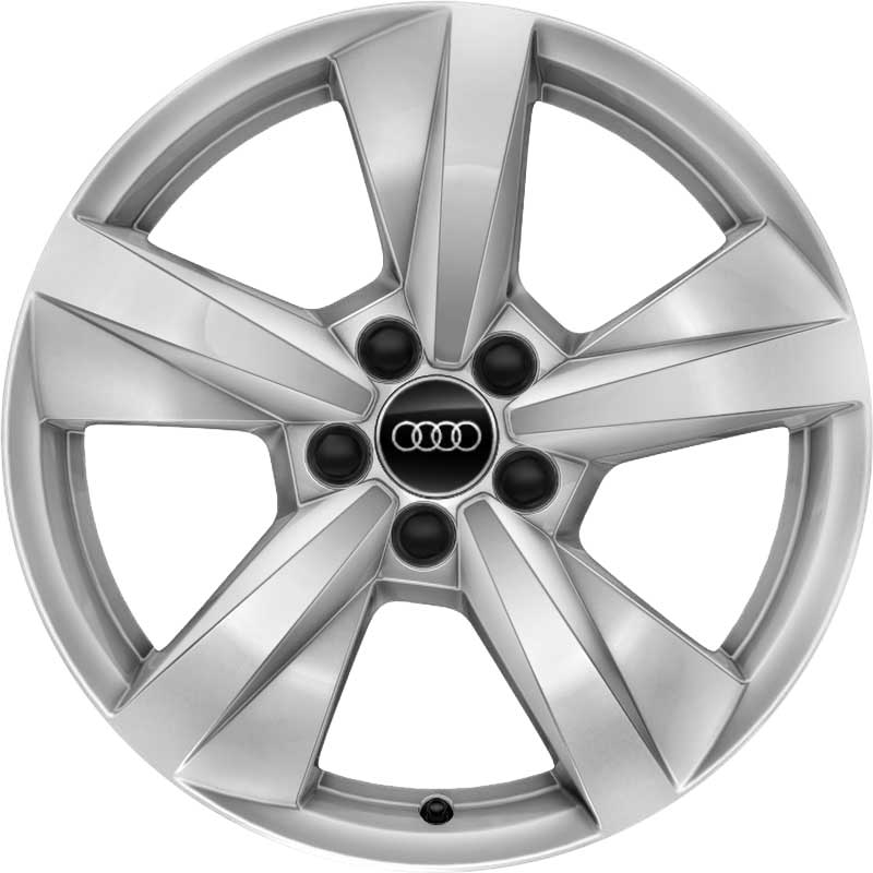 Audi 5 Arm Dynamic [A1 82A] Diamond Silver Alloy Wheel Product Image #1