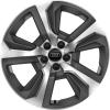 Audi 5 Spoke [A1 82A] Diamond Silver with Platinum Grey Wheel Img 1